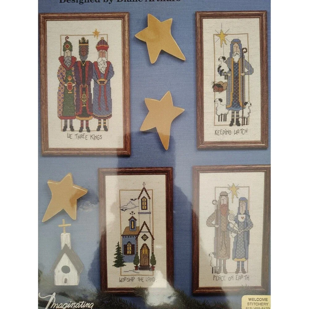 Imaginating O Holy Night Counted Cross Stitch Pattern Booklet 131 Diane Arthurs